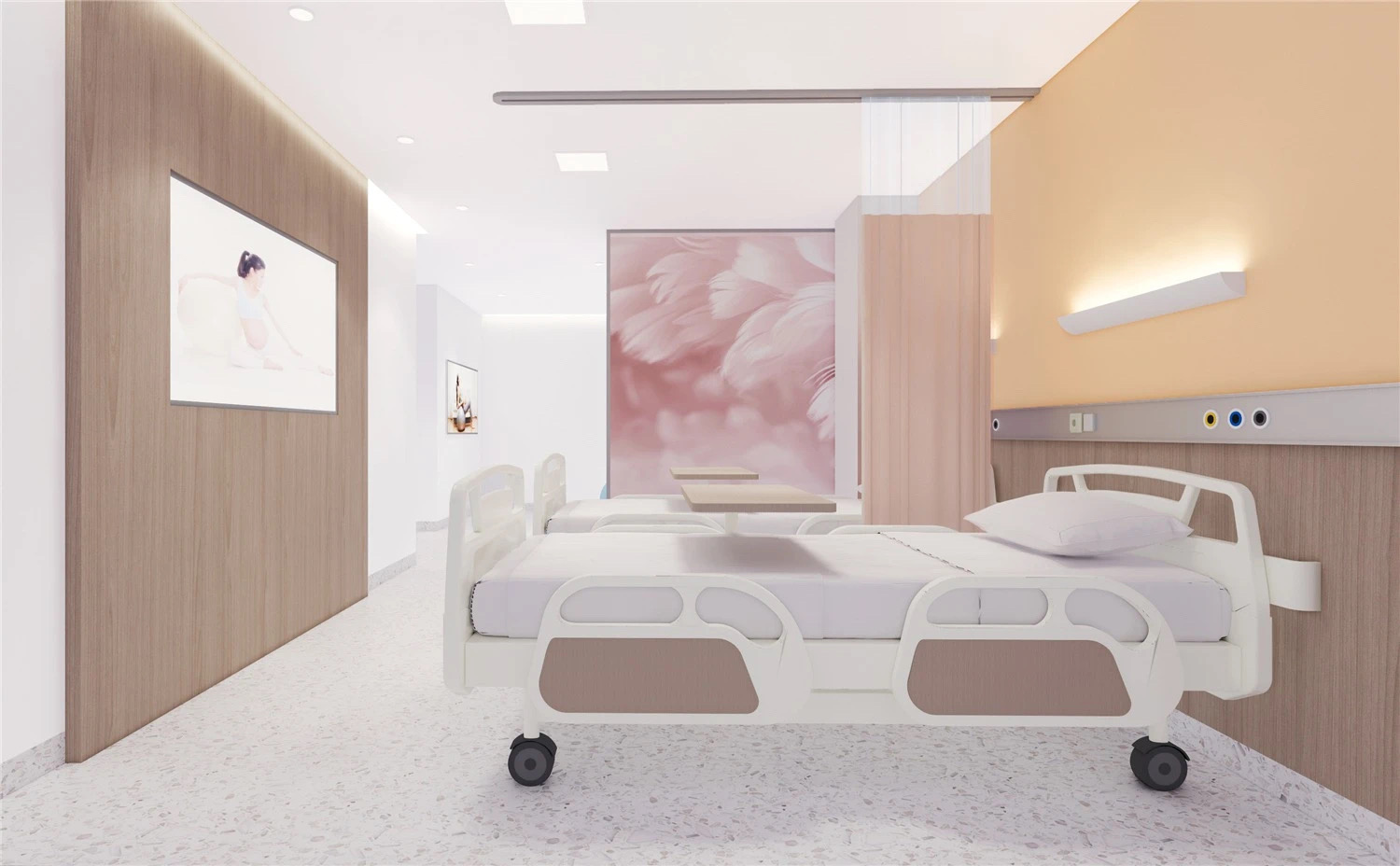 【醫院案例】婦產醫院這樣設計，簡而不失其華！(圖2)