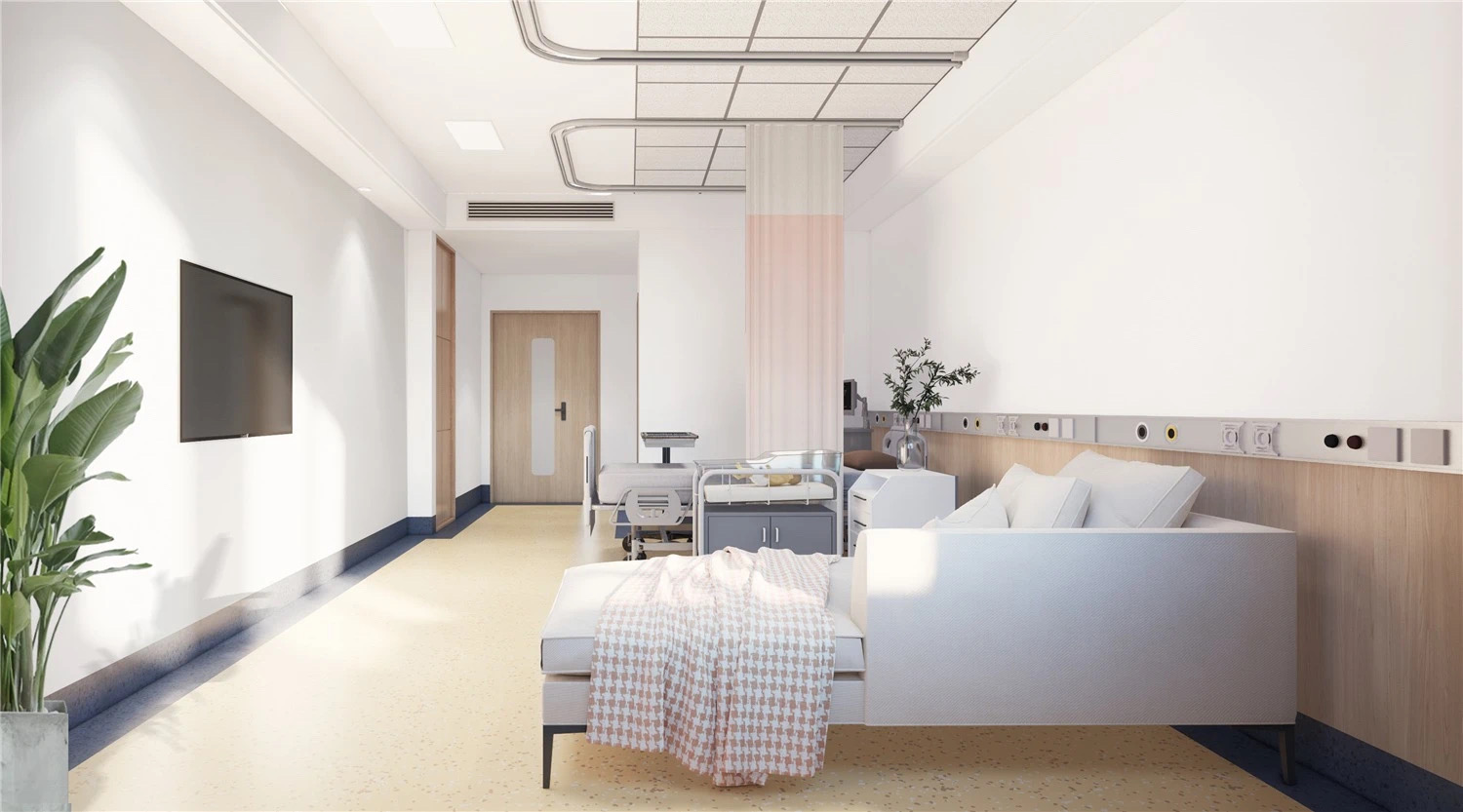 【醫院案例】婦產醫院這樣設計，簡而不失其華！(圖3)