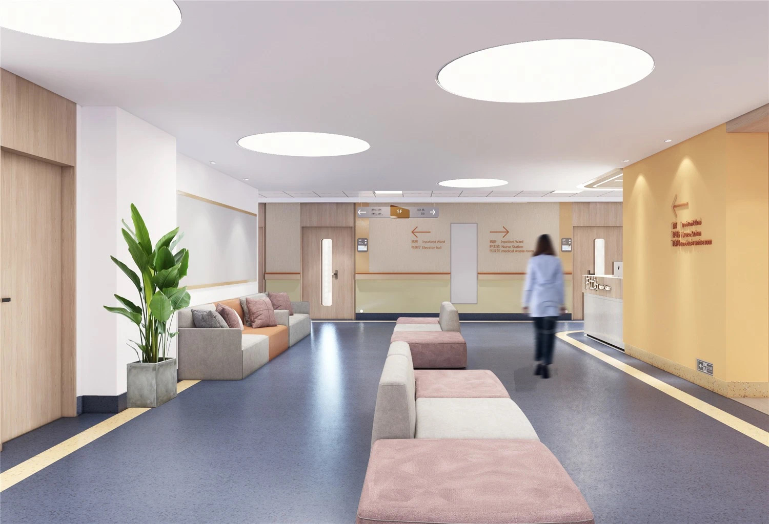 【醫院案例】婦產醫院這樣設計，簡而不失其華！(圖11)