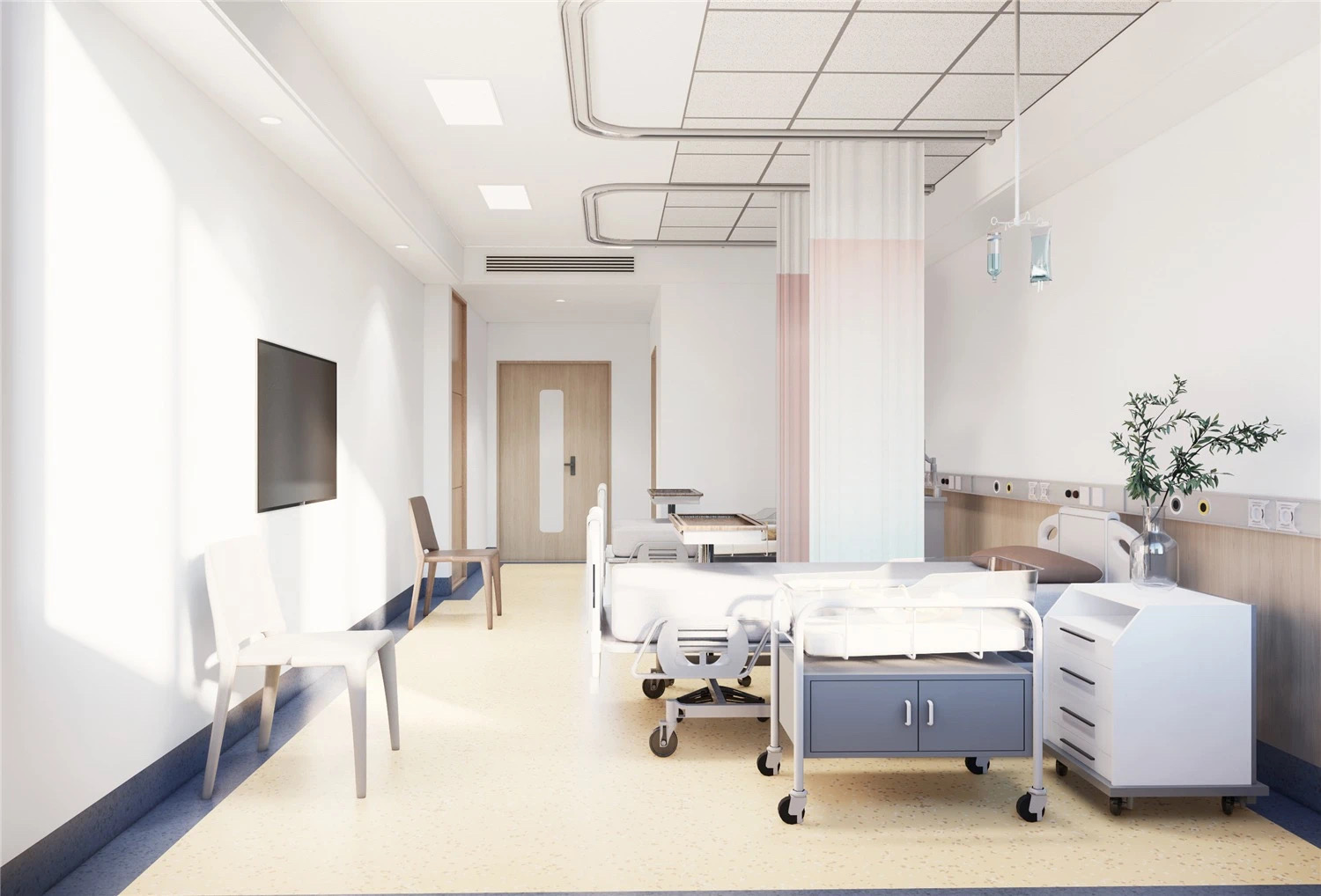 【醫院案例】婦產醫院這樣設計，簡而不失其華！(圖5)