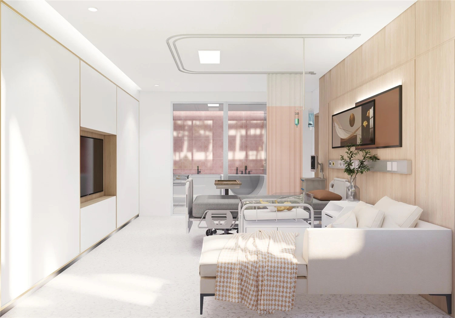 【醫院案例】婦產醫院這樣設計，簡而不失其華！(圖6)