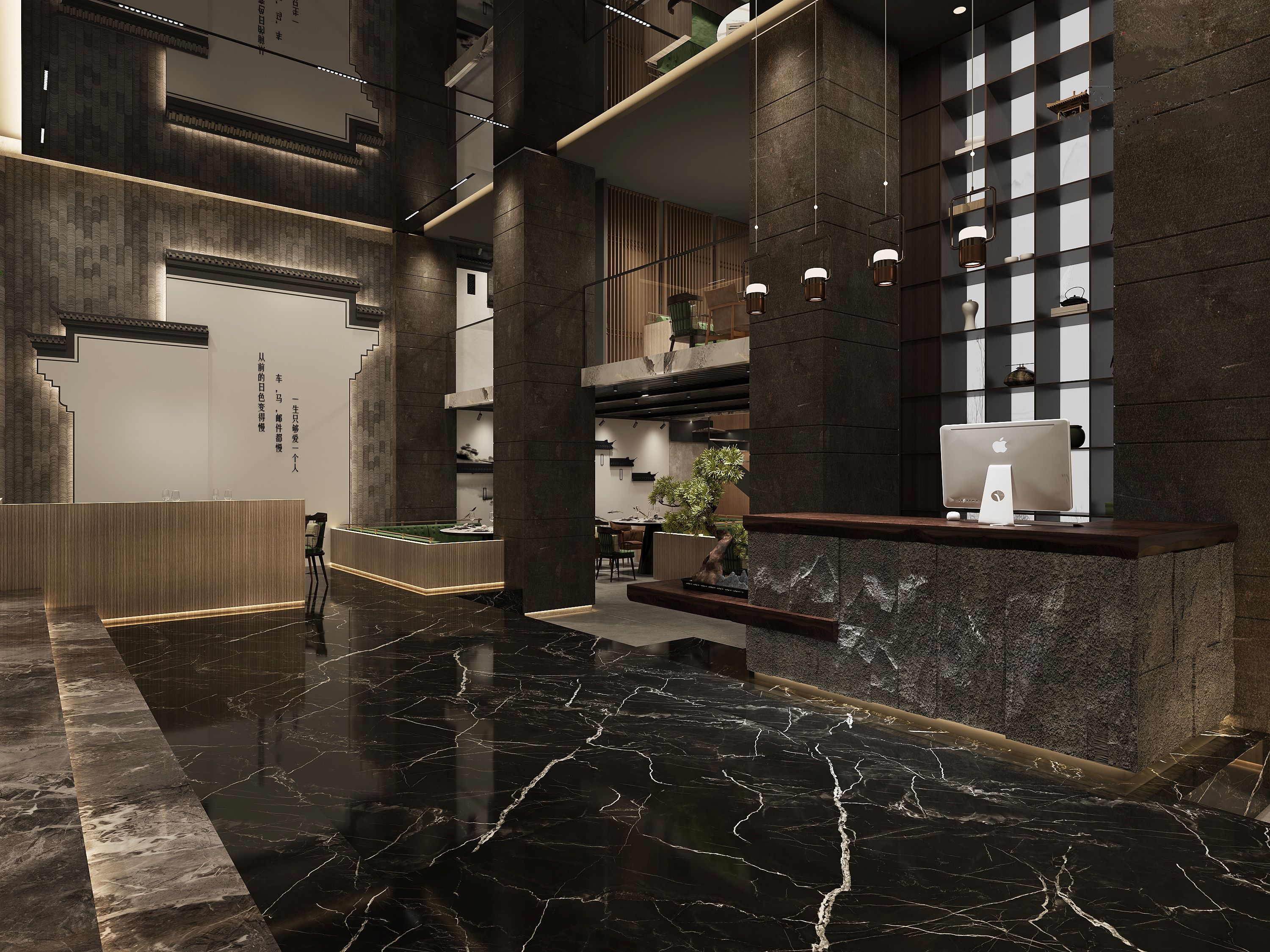 【餐飲裝修】新派本土私房菜館,喧囂與寧靜在這里碰撞(圖3) 大圖2-2.jpg