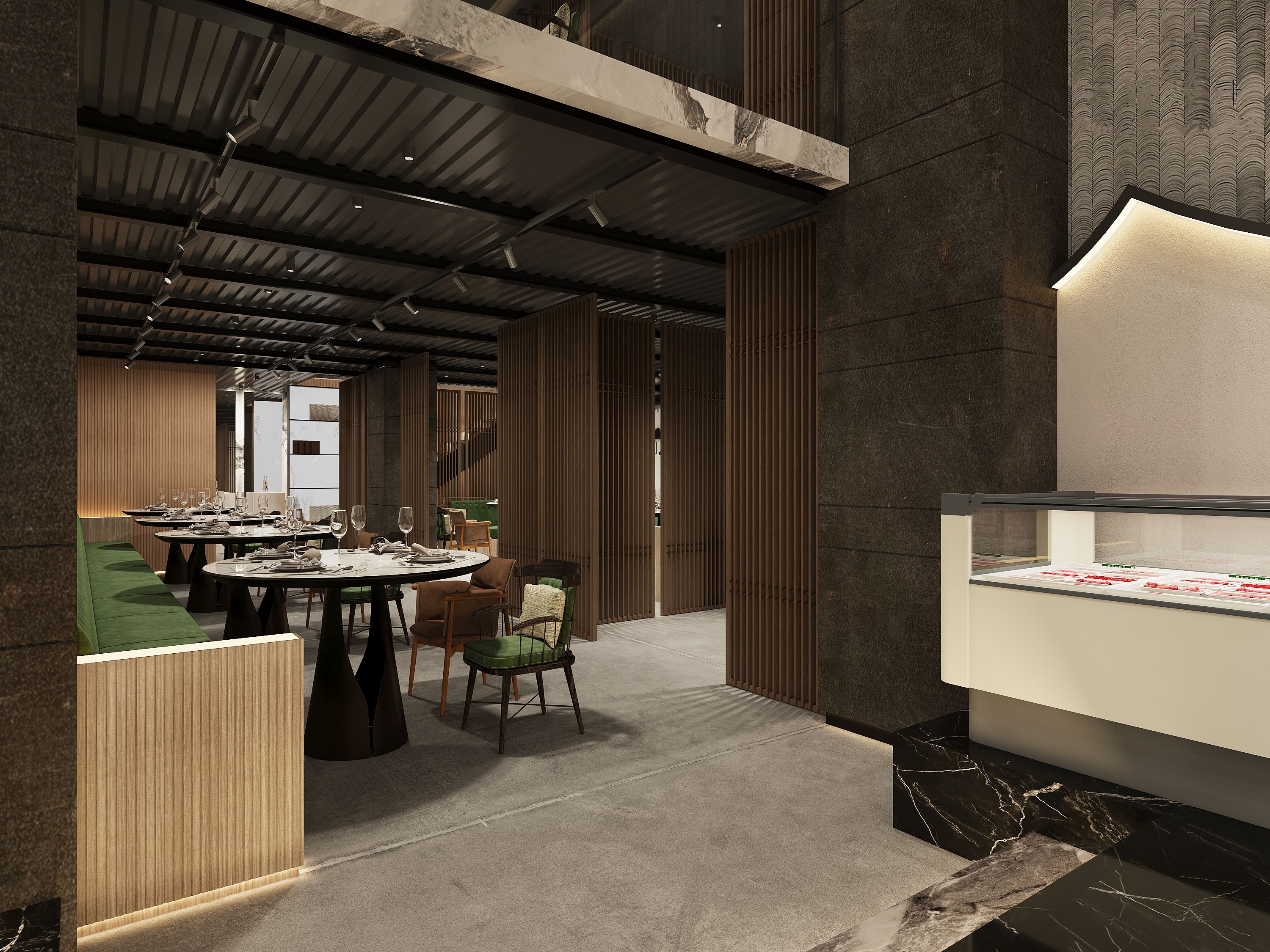 【餐飲裝修】新派本土私房菜館,喧囂與寧靜在這里碰撞(圖4) 大圖3-3.jpg