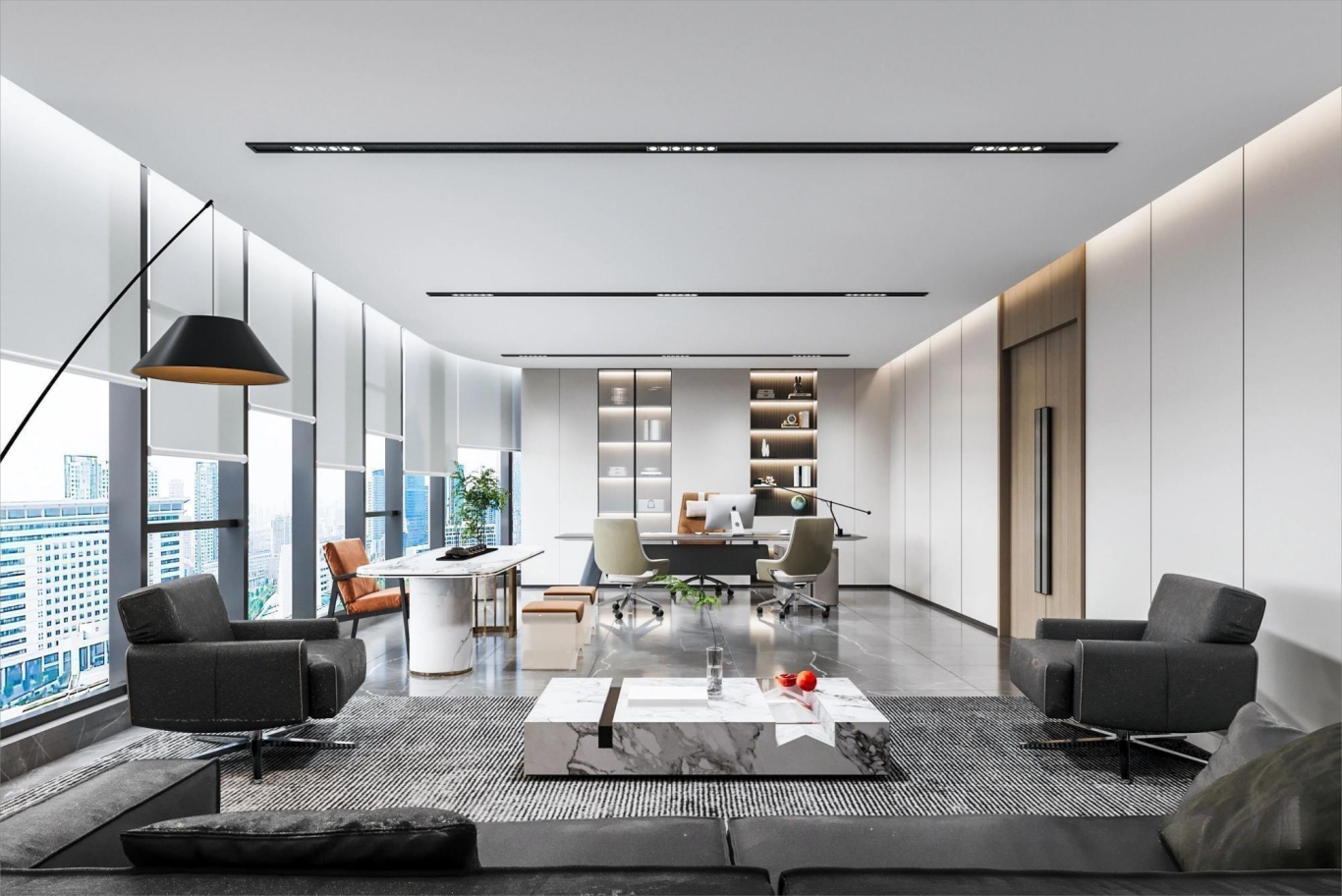 【設計案例】普照國康醫藥辦公室項目概念設計——以空間敘事，筑品牌基因(圖18)